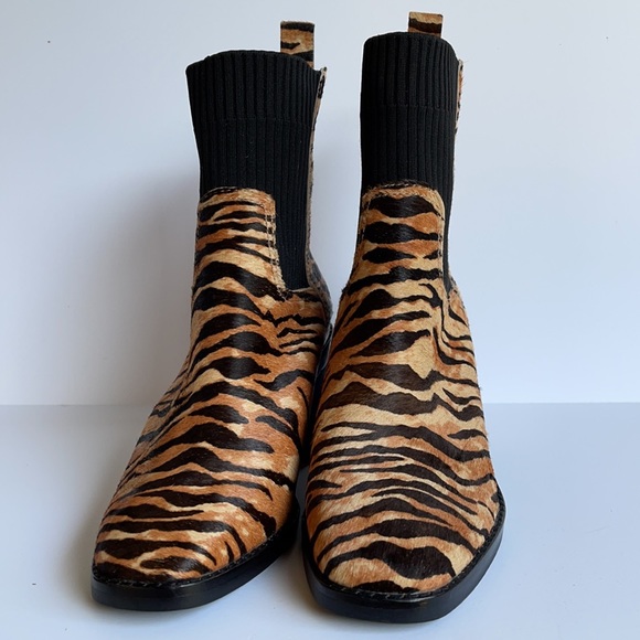 Anthropologie Silent D 'Nirvani' Knit Chelsea Boot - Picture 7 of 8